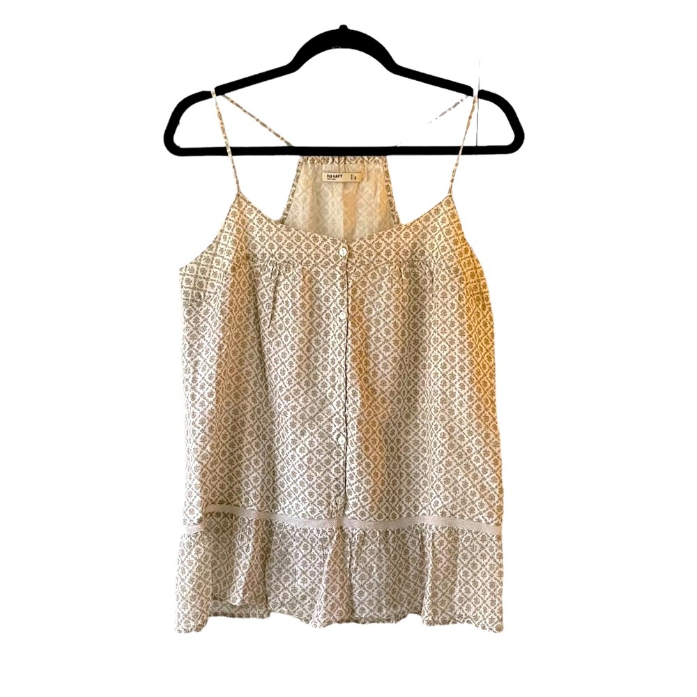 Old Navy floral camisole cotton top size small